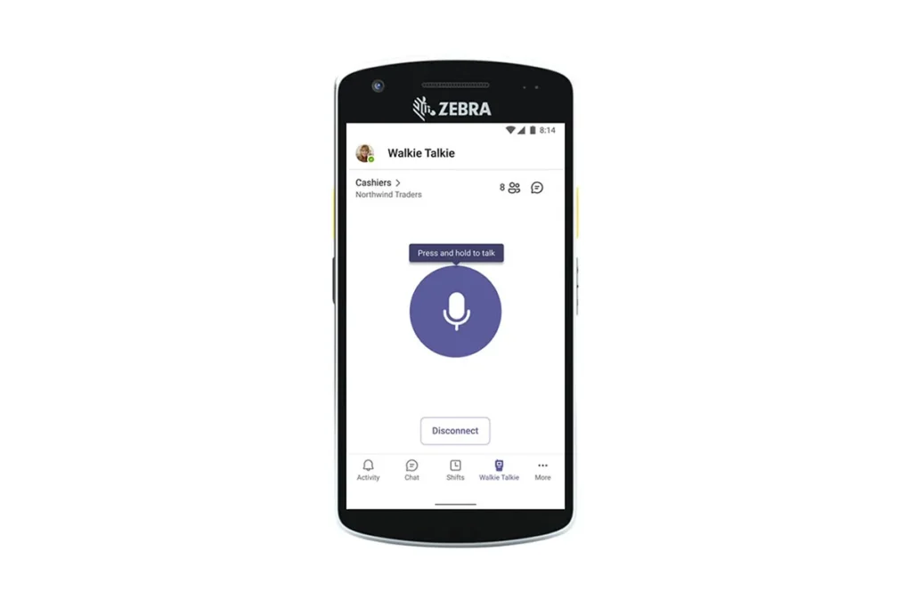 Microsoft Teams Walkie Talkie dostępny na urządzeniach Zebra Technologies