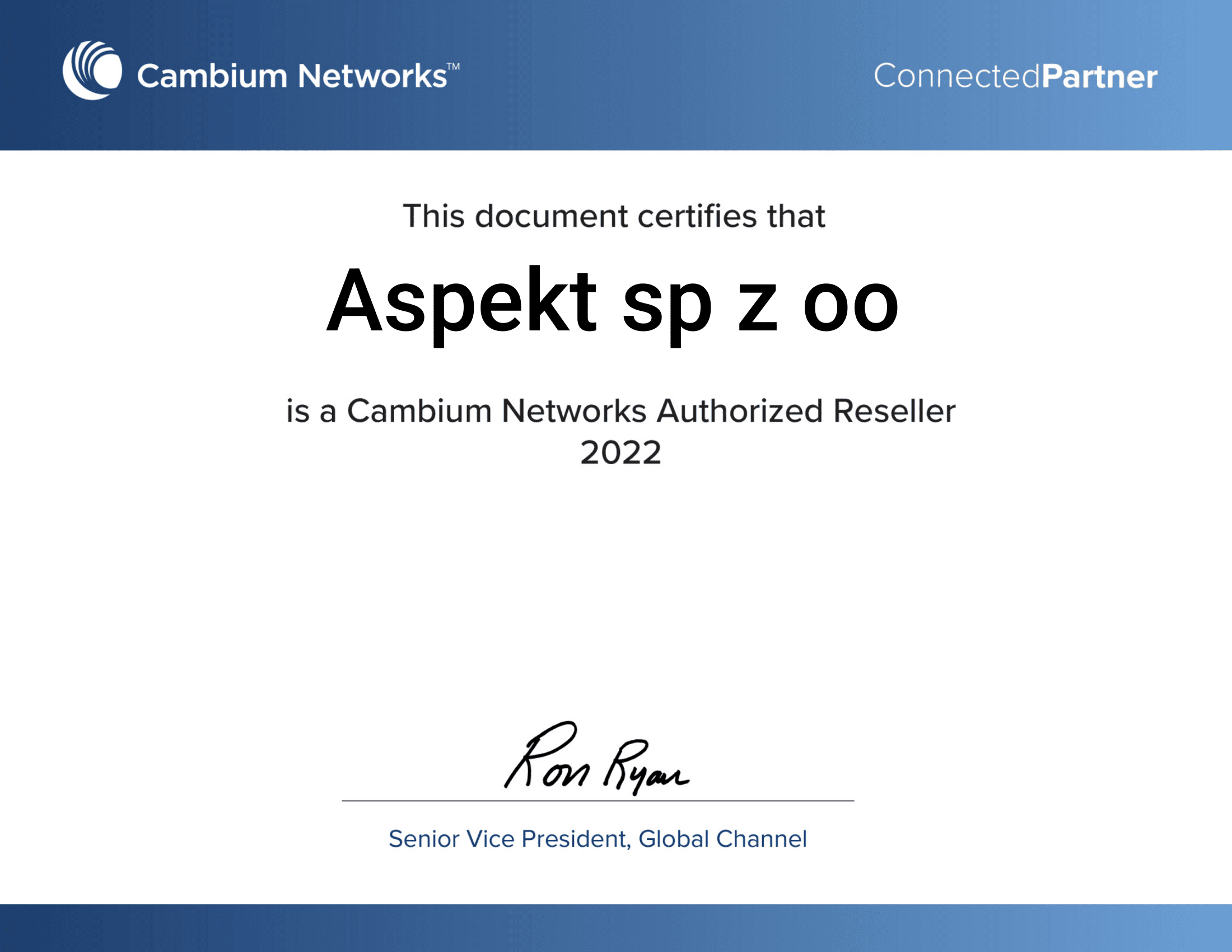 Cambium Networks Connected Partner Program