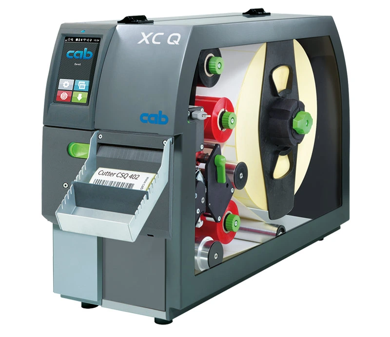 Drukarka etykiet cab XC Q – przemysłowy druk dwukolorowy